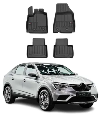 Obrázek produktu pro 2019-2025 Renault Arkana podlahové rohože TPE černé 4 ks