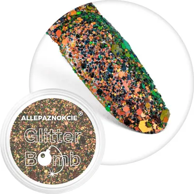 Obrázek produktu pro Glitter Bomb Effect Nail Powder Allepaznokcie No. 04