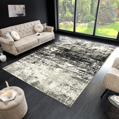 Produktbild von riess-ambiente Design Teppich MODERN ART 230x160cm beige braun Kurzflor Indoor-Teppich
