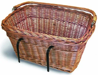 Produktbild von Basil Weiden-Korb Davos 33,5x48x25,5cm, natur, Haken vorn/hinten, natur