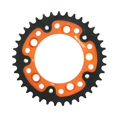 Produktbild von Supersprox Stealth-Kettenrad 525 - 37Z (orange) RST-991:37-ORG|ID 101,0 LK 124,0 5-Loch