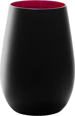 Obrázek produktu pro Sklenice Stölzle Elements 465 ml, černá/červená, 6x