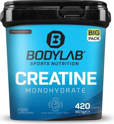 Produktbild von BODYLAB BIG PACK Creatine Monohydrate - 420 Kapseln