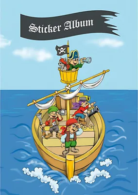 Image de HERMA Stickeralbum "Piratenabenteuer" DIN A5 16 Seiten