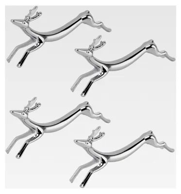 Produktbild von 4 Stück Essstäbchenhalter aus Zinklegierung in Tierform