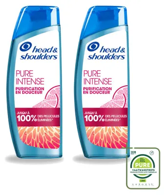 Produktbild von 2 x Head & Shoulders Anti-Schuppen-Shampoo Pure Intense Grapefruit 250 ml - Großpackung - 2 Stücke