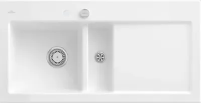 Produktbild von Villeroy & Boch Keramikspüle 677002R1, Subway 60 Einbauspüle - inkl.