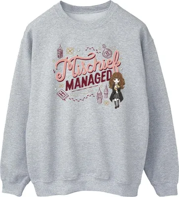 Produktbild von Harry Potter - "Mischief Managed" Sweatshirt für Herren BI28829 (XL) (Grau)