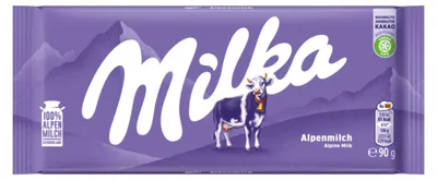 Image de Milka 20670 Milka Alpenmilch Schokolade 90,0 g