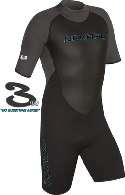 Image de CAMARO Flex Skin Shorty néoprène hommes Combinaison néoprène Wetsuit - Taille : 52 (L)