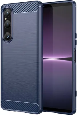 Produktbild von König Design Hülle kompatibel mit Kunststoff Soft Handyhülle - Handy Case Blau