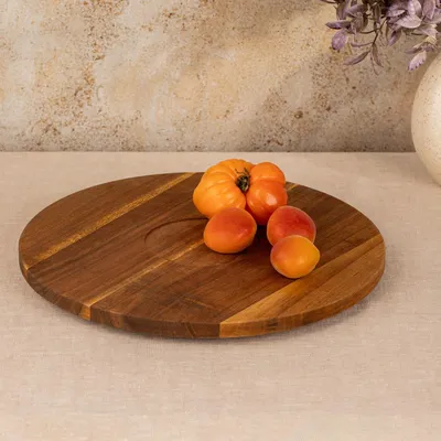 Zdjęcie produktu dla HOMLA Deska do serwowania FRESCA z ceramiczną miseczką 35x1.5 cm