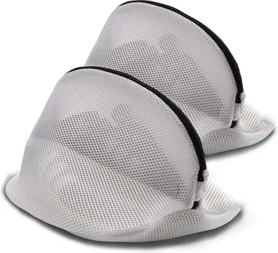 Zdjęcie produktu dla Zestaw 2 siatek do prania Unyqoos® o wymiarach 24 x 42 cm – 100% poliester, idealne do prania ubrań, bielizny, delikatnych tkanin, butów, biustonoszy oraz do użytku podczas podróży, wyposażone w wzmocniony zamek błyskawiczny