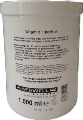 Produktbild von POWERWELL Vitamin Haarkur 1 L