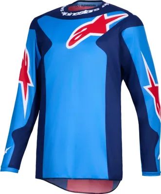 Immagine prodotto di maglia FLUID GRID, ALPINESTARS (blu/rosso, taglia S)