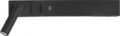Produktbild von Nova Luce VIDA LED Wandleuchte Schwarz 8W Warmweiss 35x10x8cm 9533522