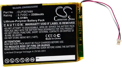 Produktbild von vhbw Akku kompatibel mit Boyue Likebook Mars 7,8 eBook Reader (2300 mAh, 3,7 V, Li-Polymer)