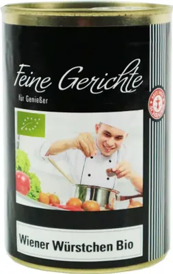 Produktbild von Schrader Wiener Würstchen vom Bunten Bentheimer Schwein Bio