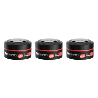 Produktbild von 3X Fonex Gummy Professional Styling Hairwax Ultra Hold 150ml Haarwachs Glanz Rot