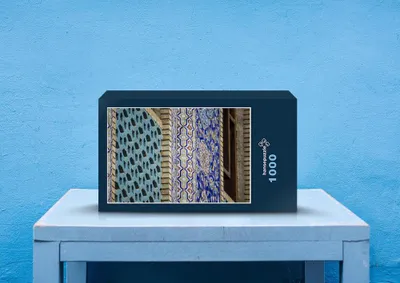 Produktbild von hansepuzzle 60492 - Moschee Puzzle, 1000 Teile, Religion, 60,0 x 46,0cm mit hochwertiger Aufbewahrung, Kartonbox und wiederverschließbarem Beutel