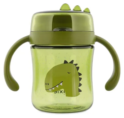 Produktbild von Trixie Trinkbecher 360 Grad mit Griffen Mr. Dino auslaufsicher Tritan