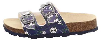 Imagen del producto de Superfit: Zapatillas para niños, tipo zapatillas de estar por casa, sandalias, color azul, para uso diario
