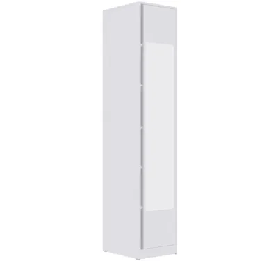 Produktbild von Marmex TRES 09 Weiß Spiegelschrank, Garderobenschrank 40x206x51 cm
