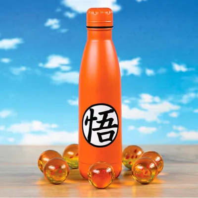 Produktbild von Dragon Ball Z (Goku Kanji) Metal Drink Bottle