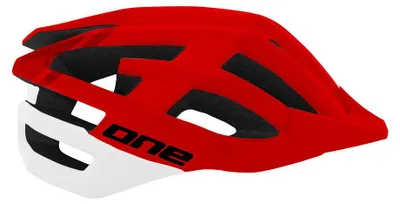 Image de Un casque MTB Race S M (54-58) Rouge Blanc