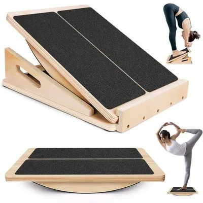 Obrázek produktu pro Multifunkční® nastavitelná balanční deska Unyqoos pro fyzioterapii a fitness