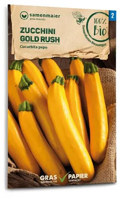 Artikelbild 2 von 'BIO Zucchini, Gold Rush' aus der Kategorie Zucchinisamen
