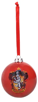 Harry Potter Gryffindor Weihnachtskugel aus Glas, 1 Stück
