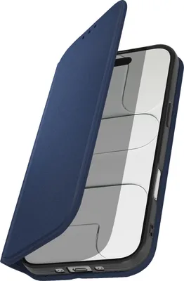 Zdjęcie produktu dla Avizar, etui składane do iPhone'a Air z przegródką na karty i podstawką, kolor granatowy