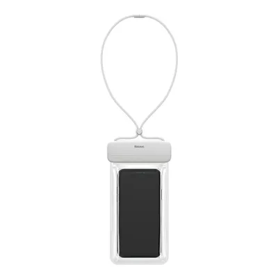 Zdjęcie produktu dla Baseus Uniwersalny Wodoodporny Pokrowiec Etui Na Telefon (Max 7,2'') Na Basen Nad Wodę Ipx8  Biały (Acfsd-D02)