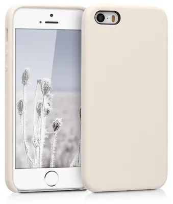 Produktbild von kwmobile 42766.16, Hauthülle, Apple, iPhone SE/5/5S, 10,2 cm (4"), Cremefarben