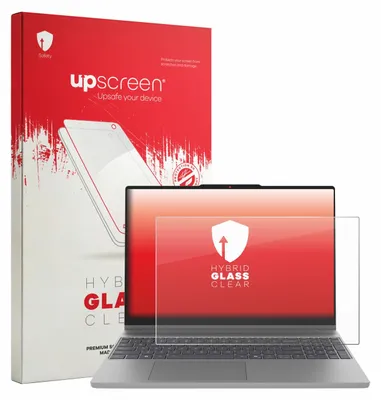 Produktbild von upscreen Schutzglas für Lenovo IdeaPad 5a 2-in-1 Gen 11 15" Schutzfolie Panzer Folie Glas Display Schutz klar