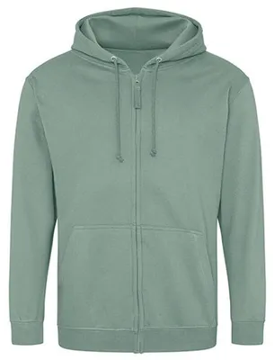 Produktbild von Awdis - Kapuzenpullover für Herren/Damen Uni, Mit Reißverschluss LT2550 (S) (Grün)