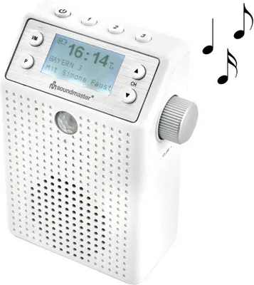 Obrázek produktu pro Soundmaster DAB60WE, Cestovní, Digitální, DAB+, FM, 3 W, Modrá, Bílá