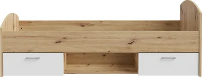 Produktbild von Jugendbett CULGOA 90 x 200 cm mit 2 Schubladen - Artisan Eiche / Weiß
