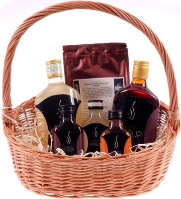 Produktbild von JIPRO® Weidenkorb für Geschenke Prezent V. - B 33 x T 28 x H 9/16/34(cm)