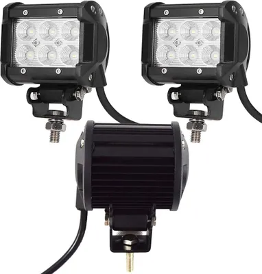 Obrázek produktu pro Greenmigo 3x 18W LED pracovní světlo pomocné světlo 6000K 12V 24V pracovní světlo offroad reflektor reflektor pracovní světlo IP67