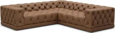 Produktbild von Kunstleder Ecksofa Meliva Braun