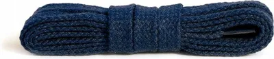 Produktbild von Langlebige flache Schnürsenkel 60 cm Kaps - Marineblau (0057)