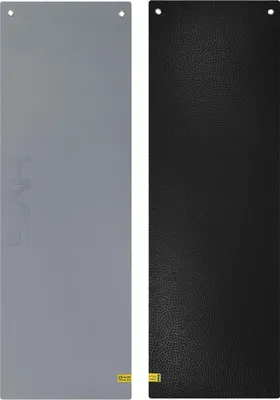 Zdjęcie produktu dla Mata fitness, szaro-czarna, antypoślizgowa, grubość 6 mm