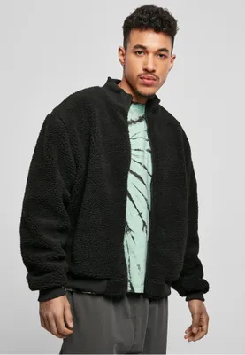 Zdjęcie produktu dla Urban Classics - Boxy Sherpa Jacket czarny - M