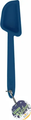 Immagine prodotto di Birkmann Colour Kitchen Schlöffel, Teigschaber, Kochlöffel, Löffel, Silikon mit Metallkern, Blau, 29 cm, 422575