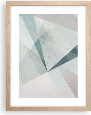Produktbild von Gerahmtes Poster - Rahmen in heller Eiche - Abstraktion modern - 30x40 cm - Wand Bild - Wanddeko - Wandbilder - Wandposter - Bilderrahmen - Bilder - Kunstdruck - Wandbild - P2NPA30x40-3947