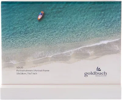 Produktbild von Goldbuch Acryl-Fotorahmen Solid 13x18 cm weiß zum Hinstellen