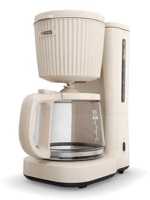 Produktbild von Princess 246048, Filterkaffeemaschine, 1,5 l, Gemahlener Kaffee, 1000 W, Elfenbein