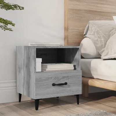 Obrázek produktu pro noční stolek vidaXL Grey Sonoma Wood Material